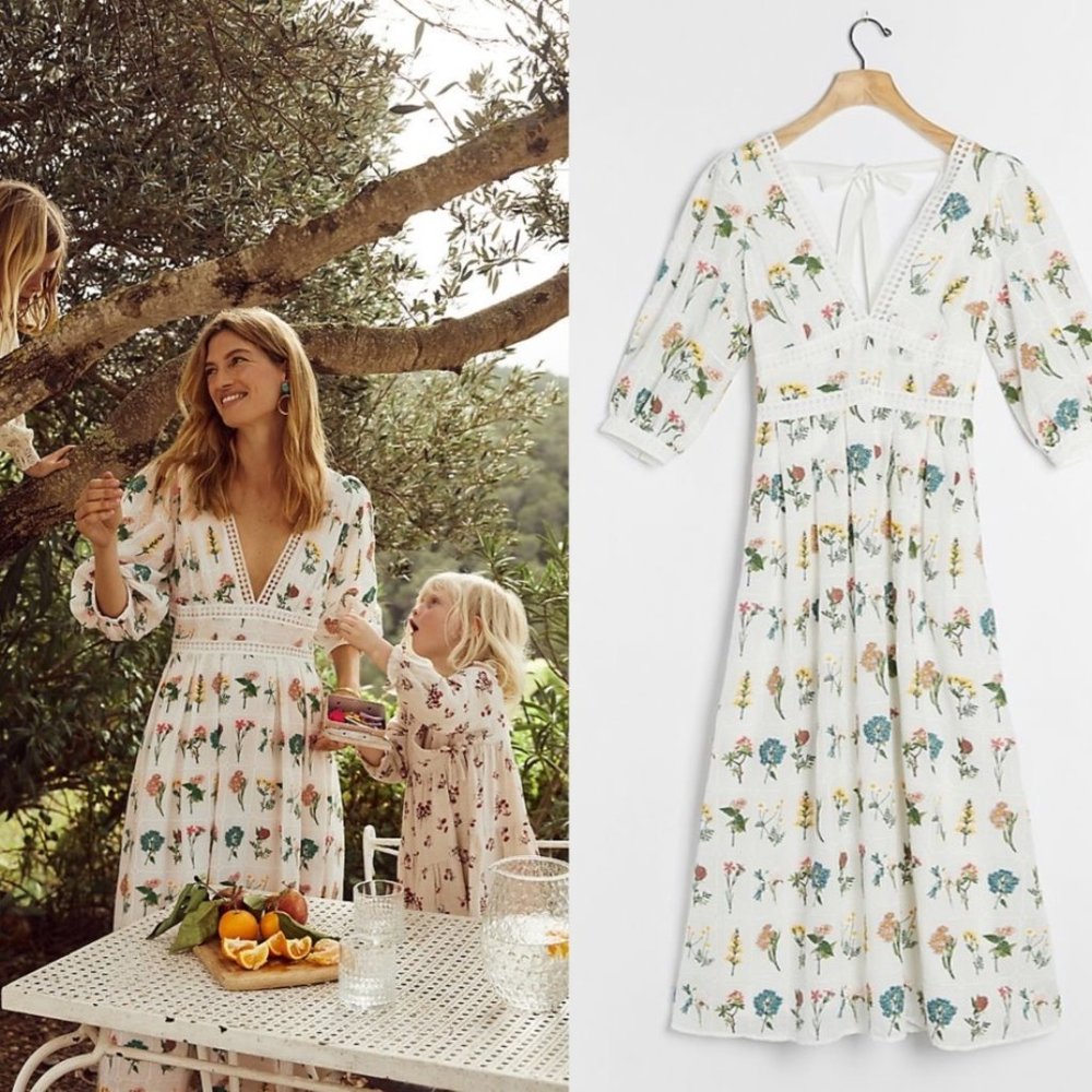 ANTHROPOLOGIE Carla Embroidered Maxi Dress - Picture 4 of 14